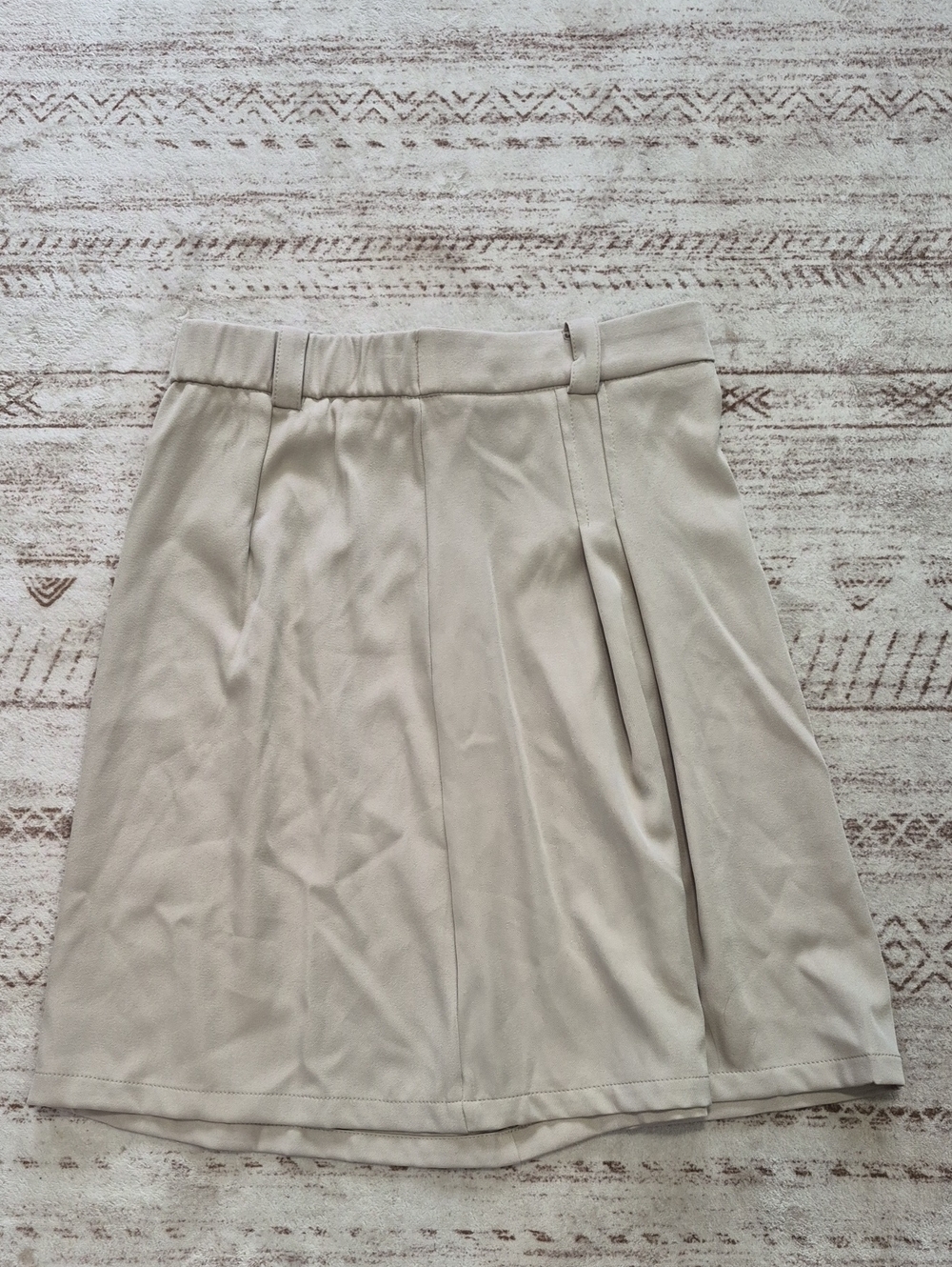 SHEIN Neutral Beige A-Line Skirt